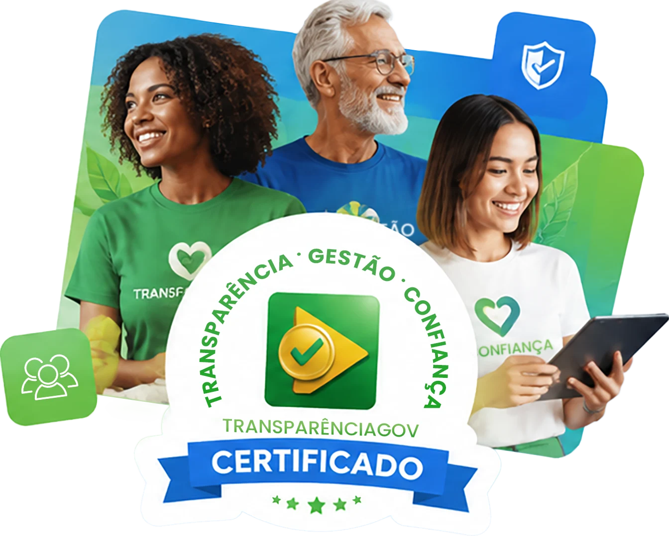 Pessoas certificadas pelo Transparênciagov